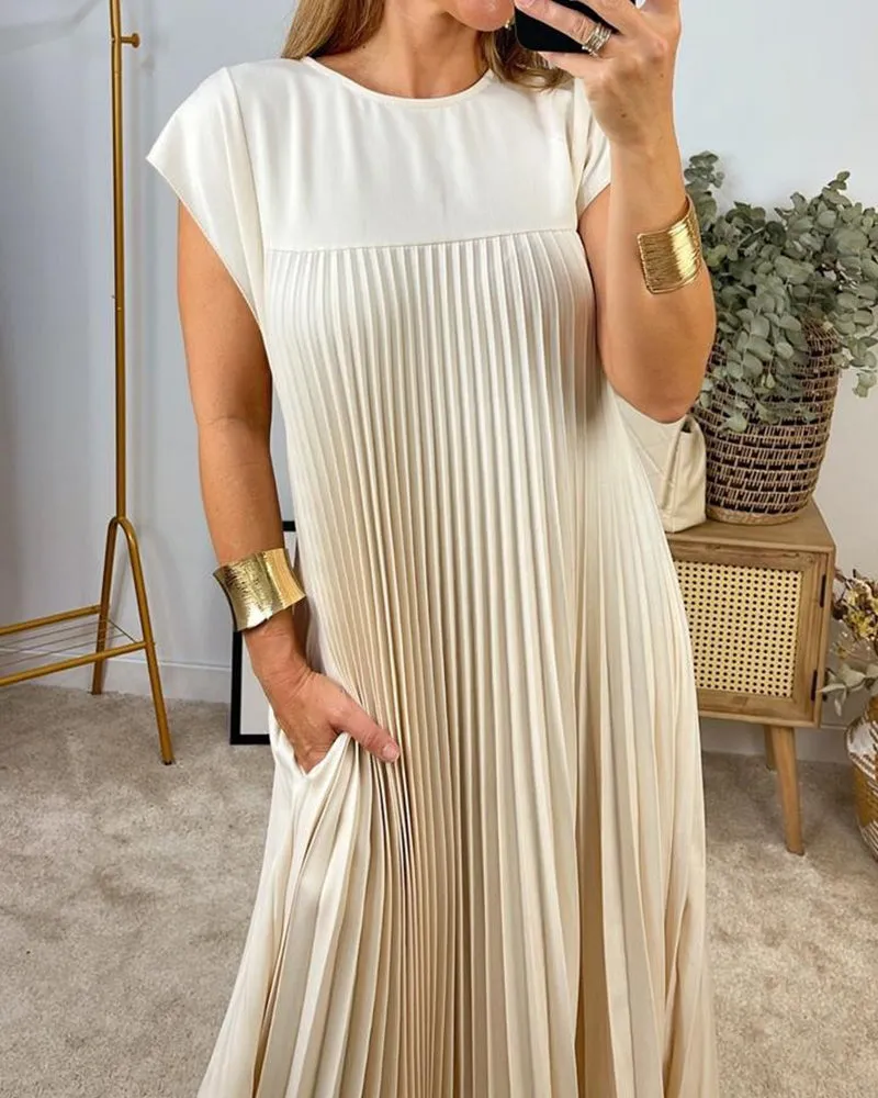 IDA | PLEATED MAXI DRESS