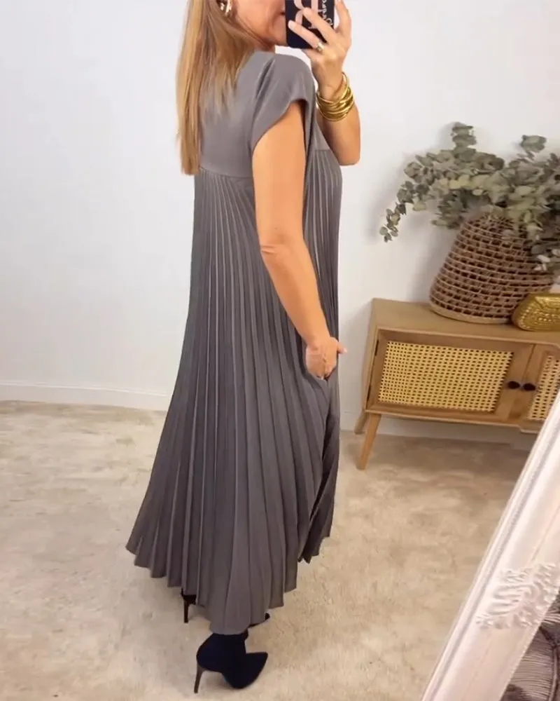 IDA | PLEATED MAXI DRESS