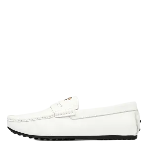 Italo Disco Mocassin White