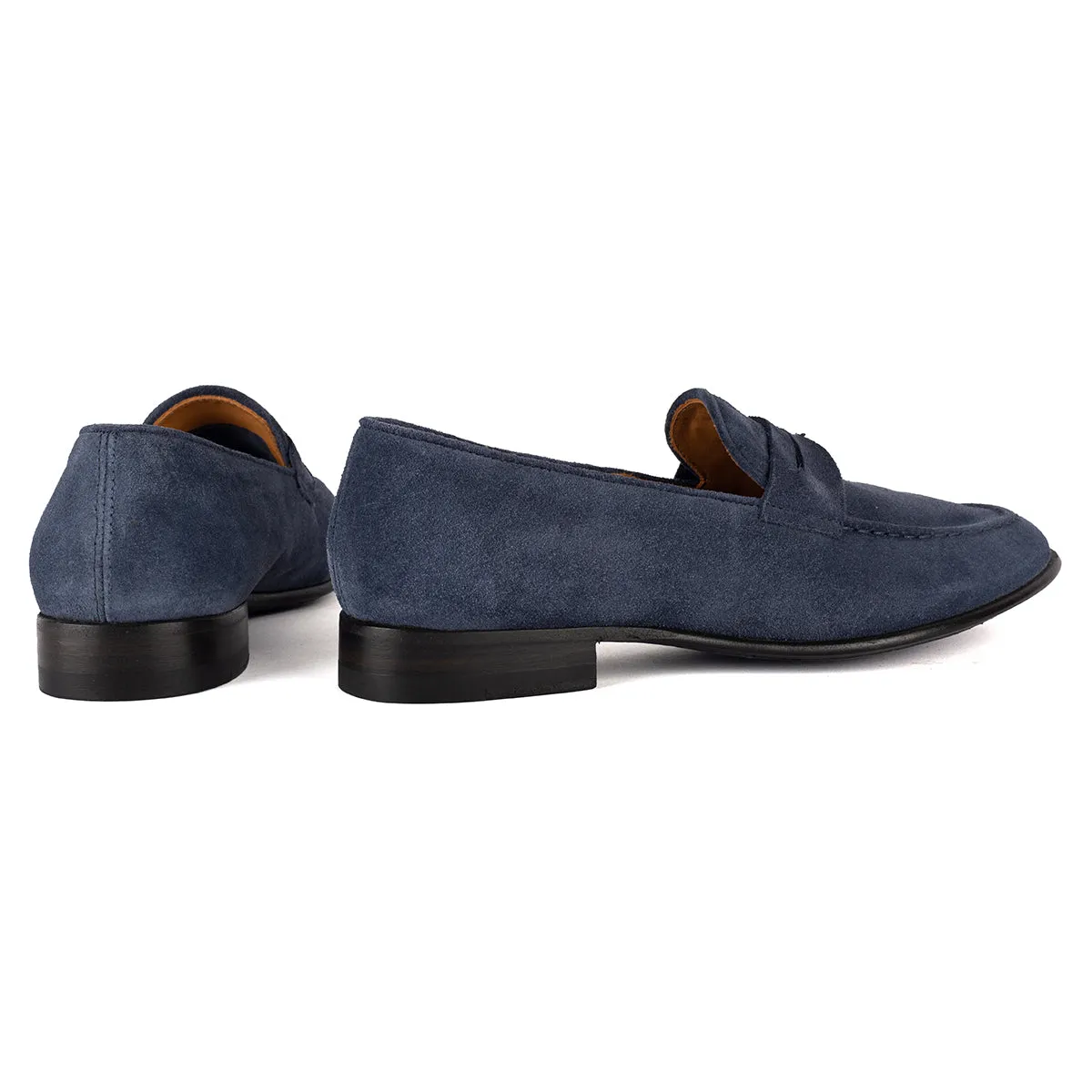 JANET 80013<br>Denim suede loafers
