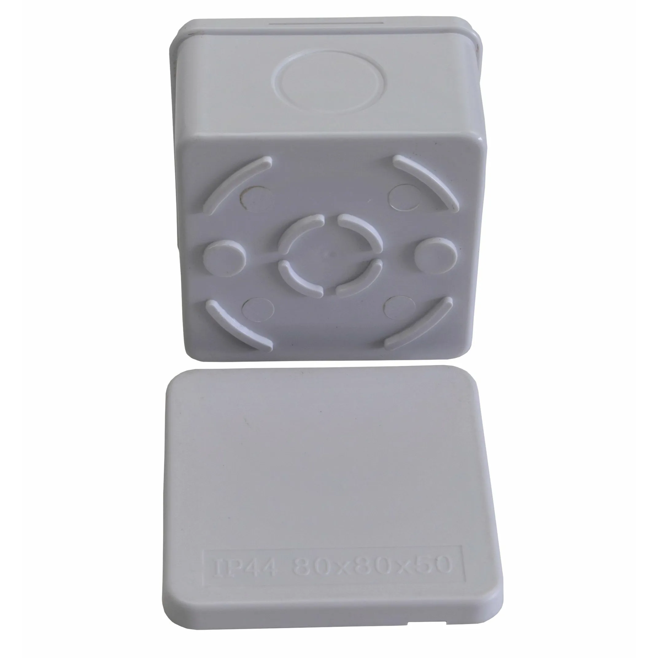 Junction box, WITHOUT GROMMET, ABS  Size 3