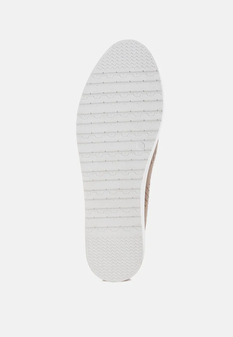 Knitted Flat Ballet Flats By RUW