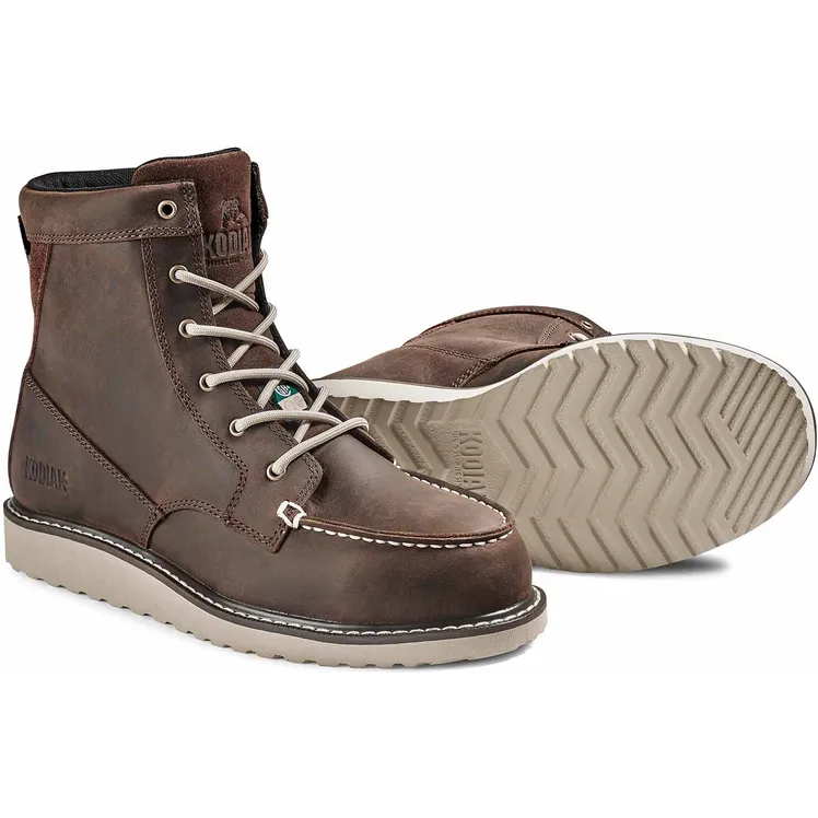 Kodiak Women's Whitton 6" Steel Toe Puncture Resist Safety Work Boot -Brown- 4TEYDB