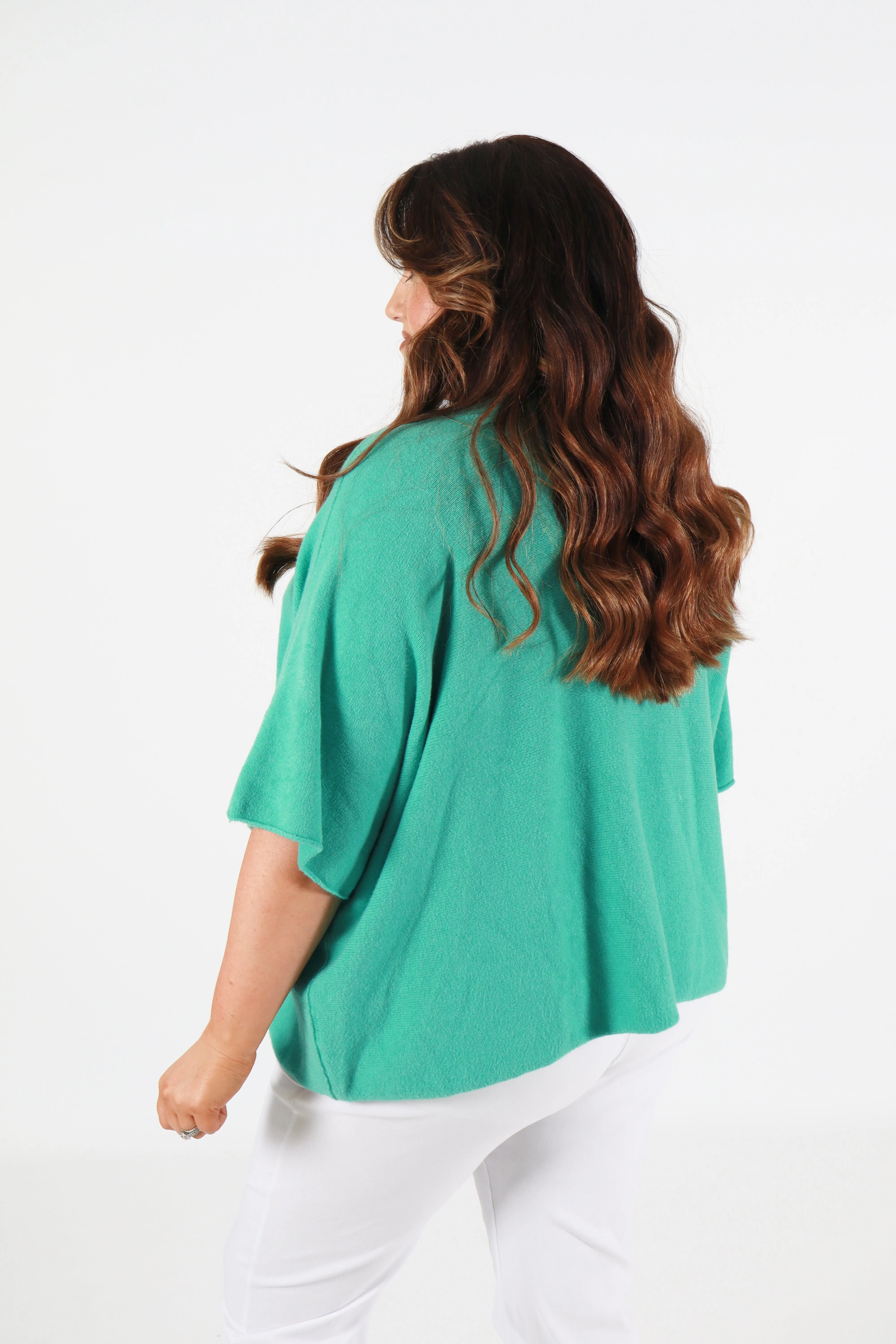 Laura Knit in Turquoise