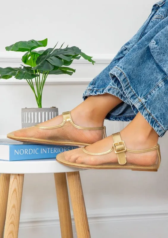 Levina Mesh Flats - Casual Cool Ballerinas, Breathable Mesh, Variety of Colors