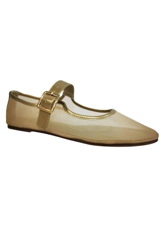 Levina Mesh Flats - Casual Cool Ballerinas, Breathable Mesh, Variety of Colors