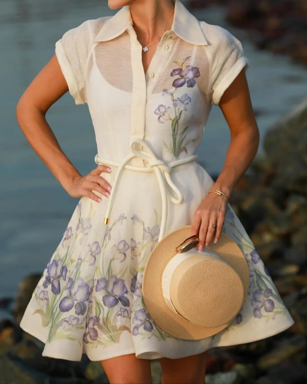Liora Mini Shirt Dress