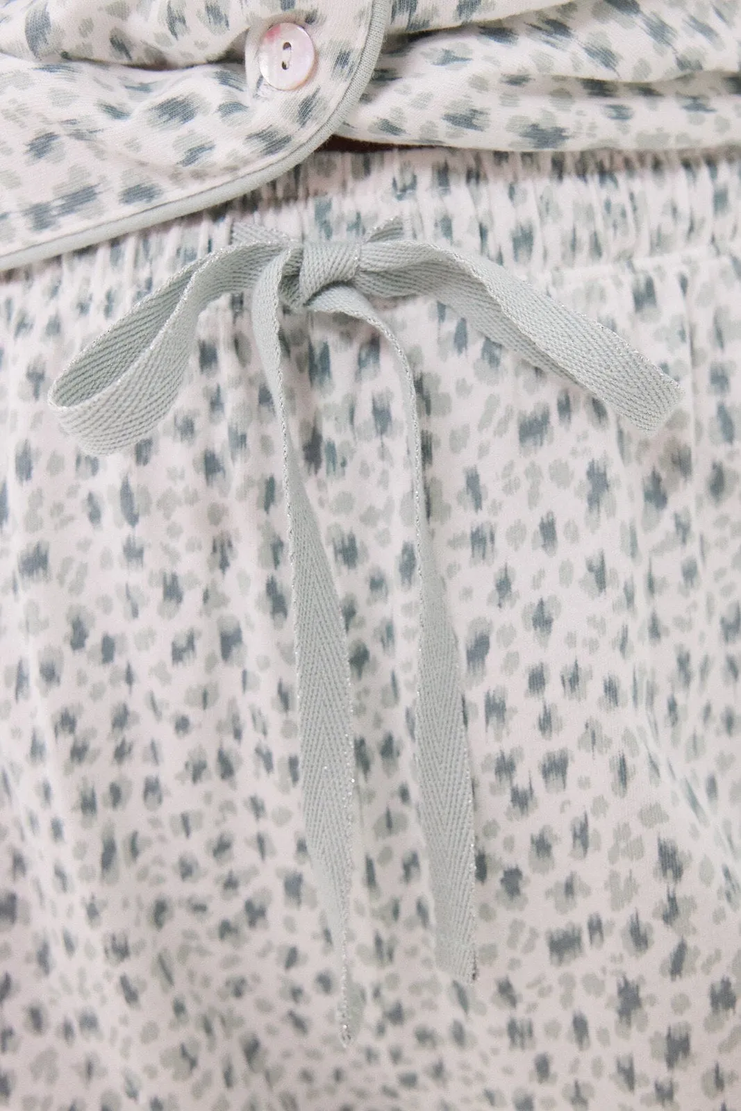Long Sleeves Masculine Pyjama Set - Green