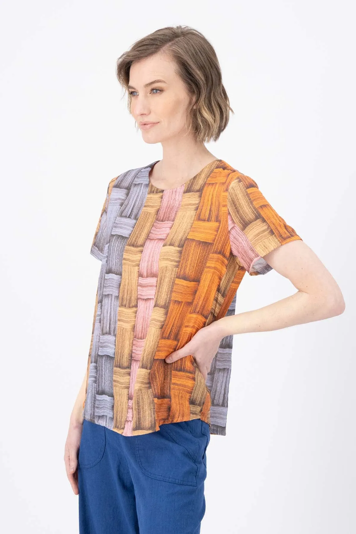 Matador Top in Seersucker