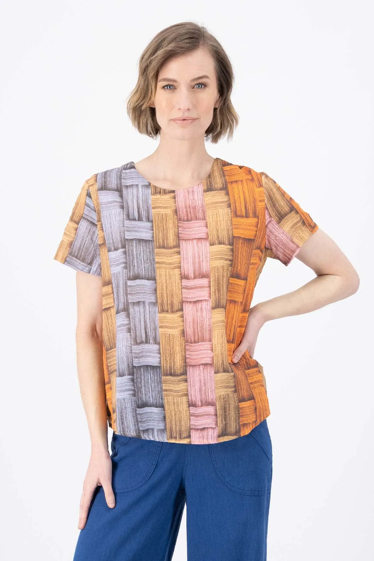Matador Top in Seersucker