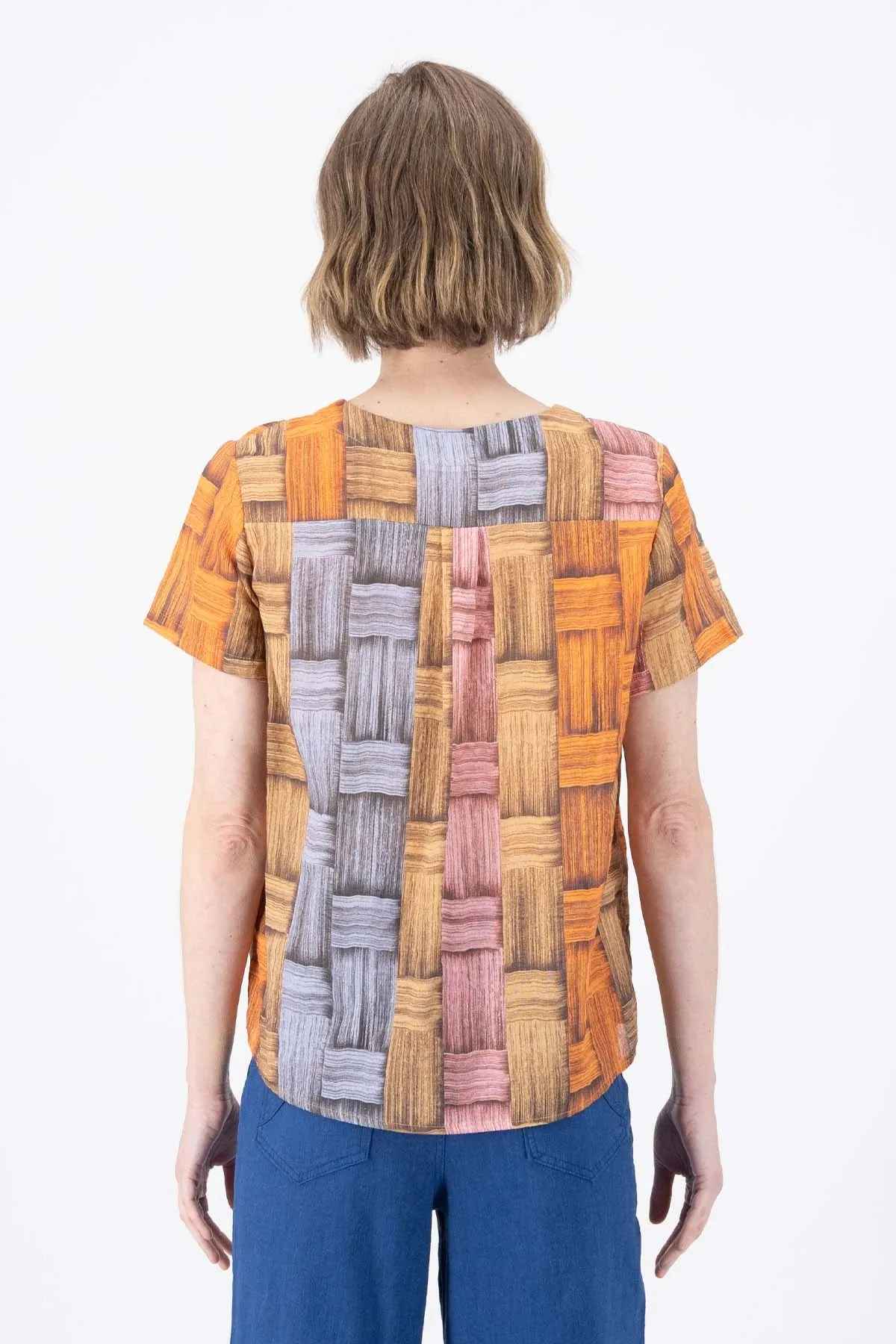 Matador Top in Seersucker