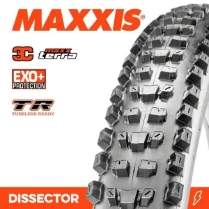 Maxxis Tyre Dissector 29 X 2.60 3C Terra EXO  TR Fold 60TPI E-25
