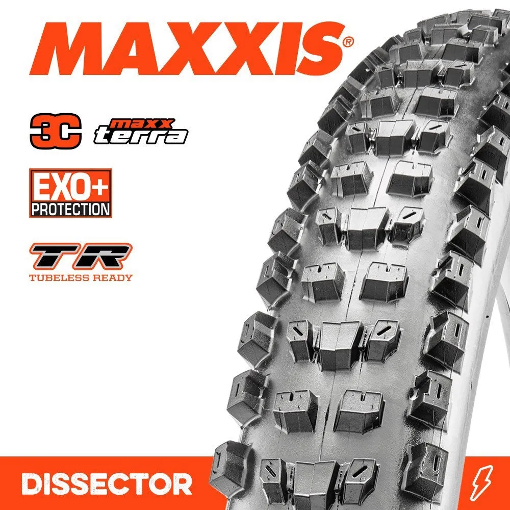 Maxxis Tyre Dissector 29 X 2.60 3C Terra EXO  TR Fold 60TPI E-25