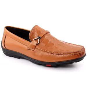 Men "HARRY" Penny Strap Moc Toe Slip On Casual Moccasin Shoes