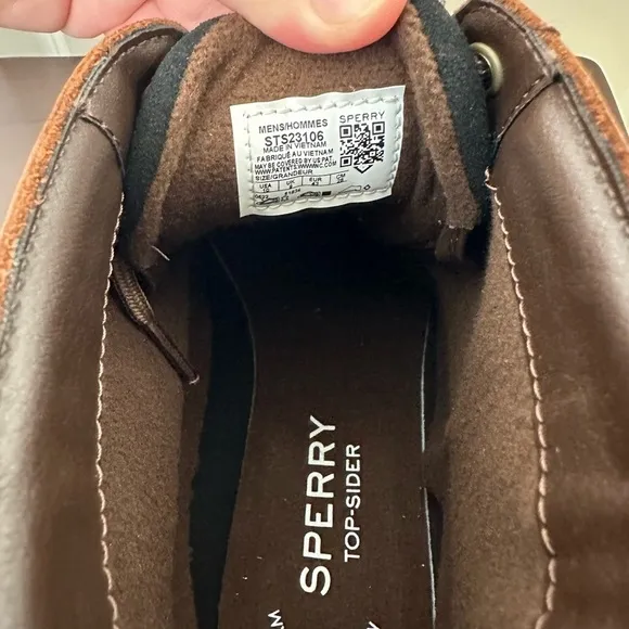 Men’s Sperry  Brewster Waterproof Low Duck Boot size 10