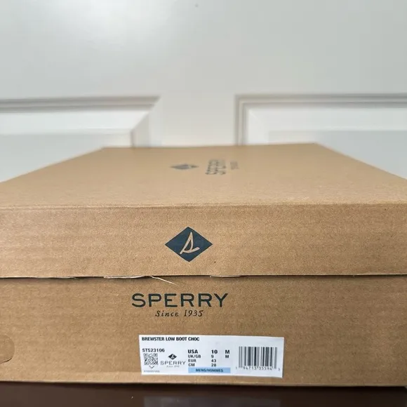 Men’s Sperry  Brewster Waterproof Low Duck Boot size 10