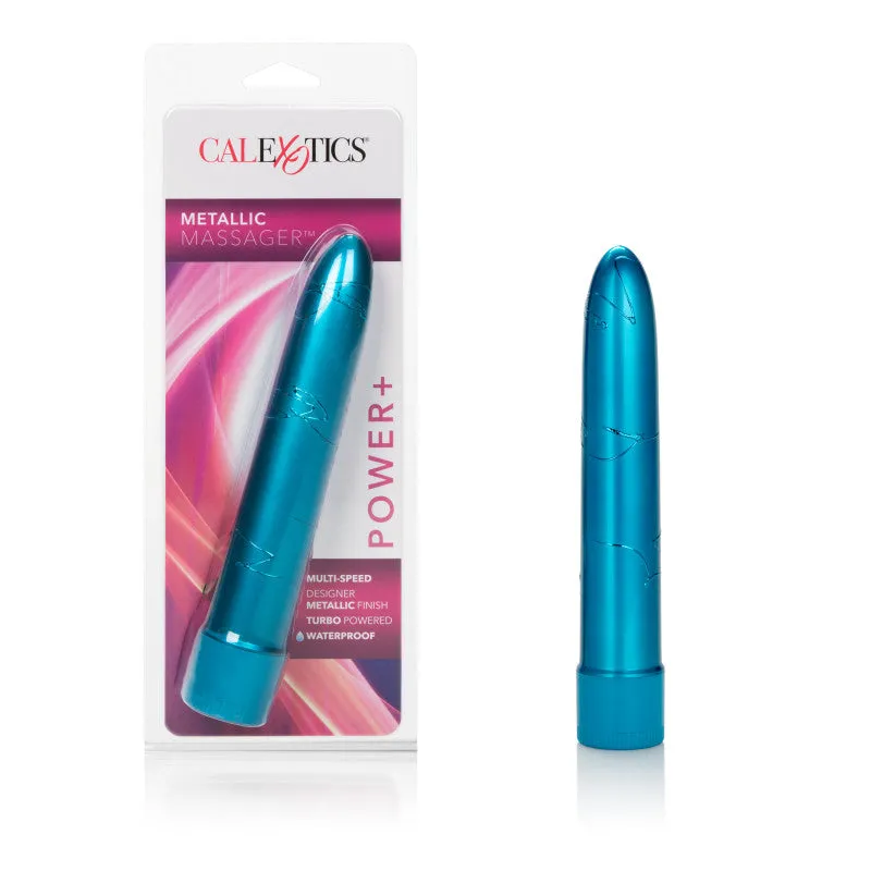 Metallic Massager 6.5in Blue