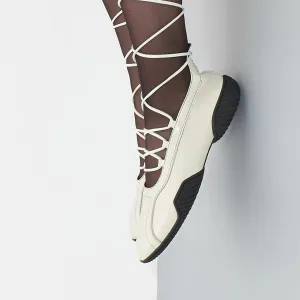 MIISTA AVERIE CREAM LACE BROGUES