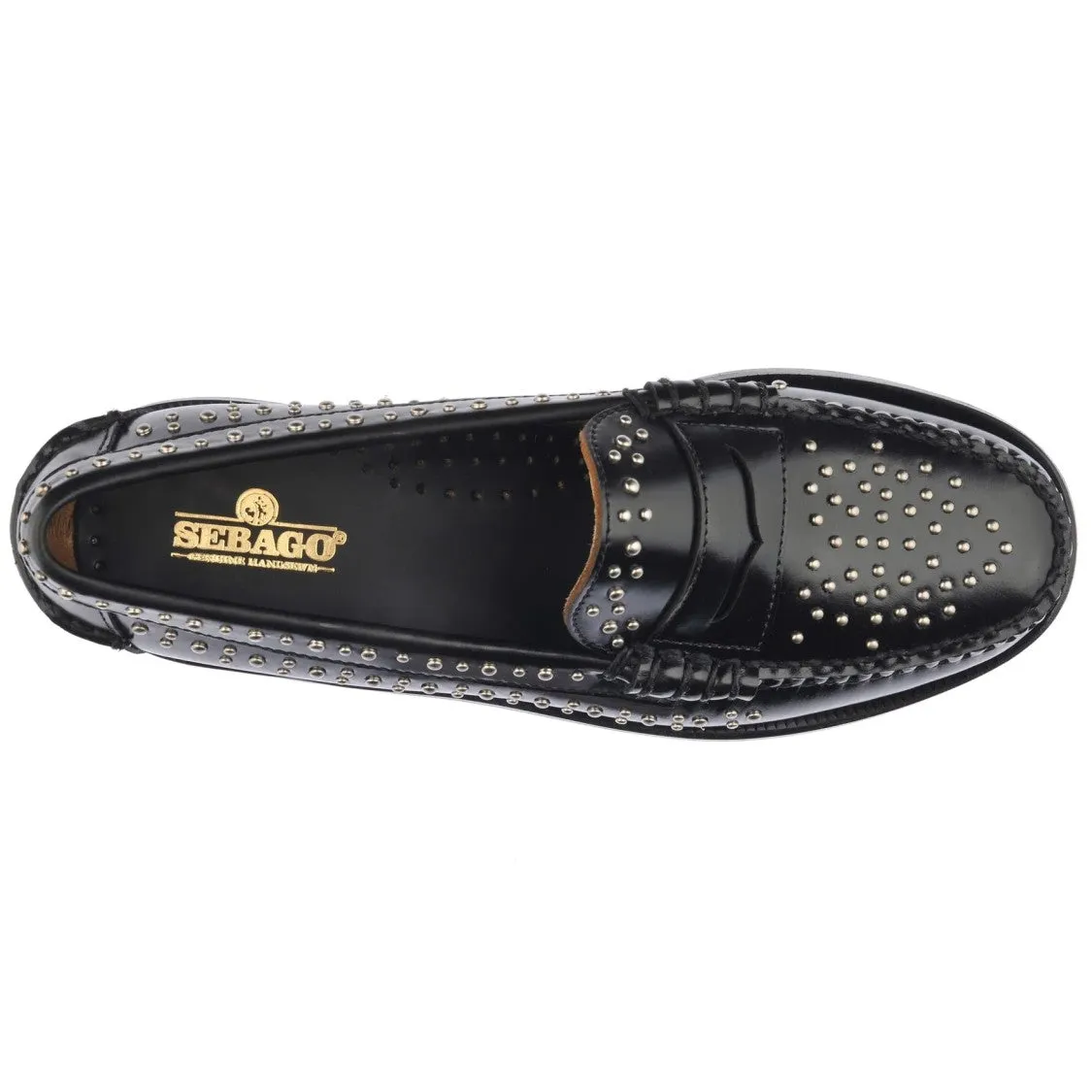 Moccasin With Hand-Sewn Vamp And Rock-Inspired Accents