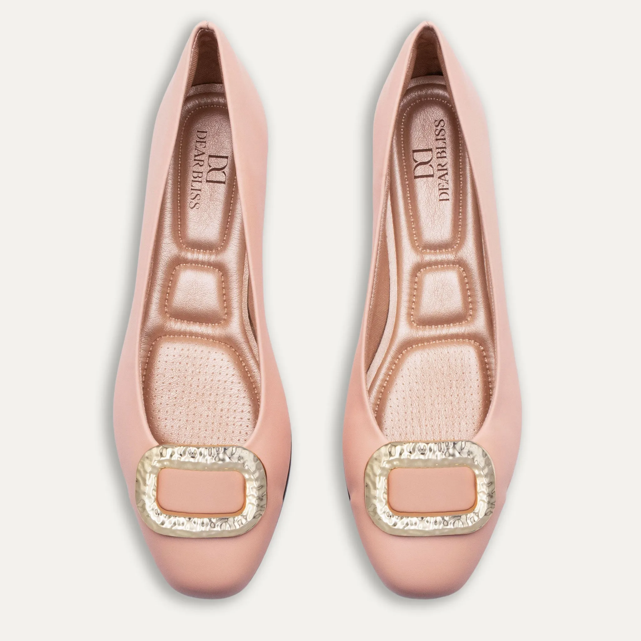 Narcisa Apricot Ballet Flats