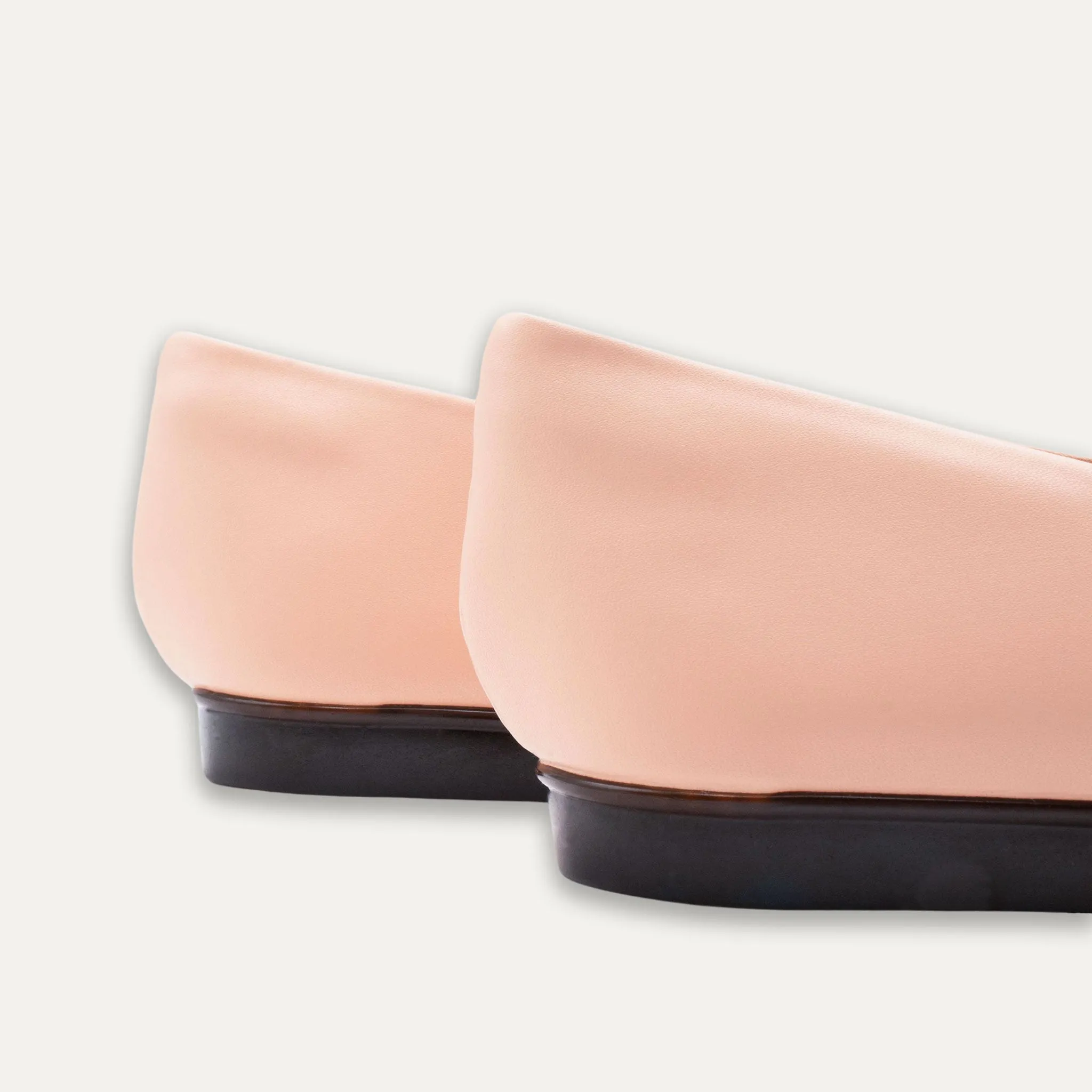 Narcisa Apricot Ballet Flats