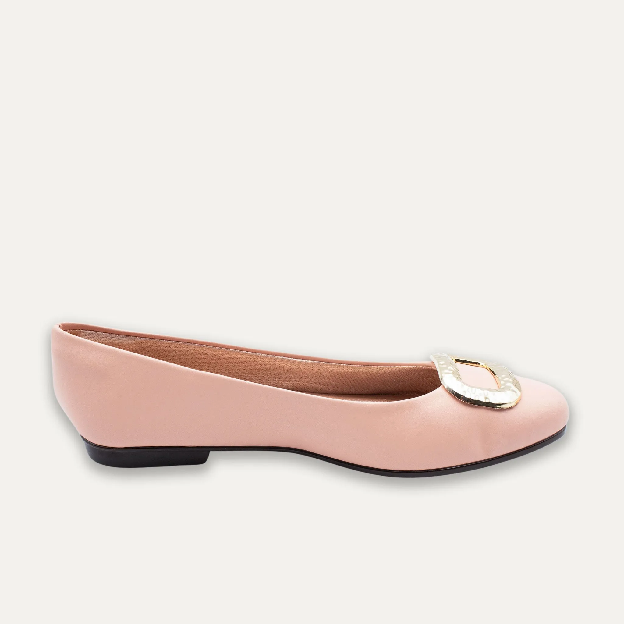 Narcisa Apricot Ballet Flats