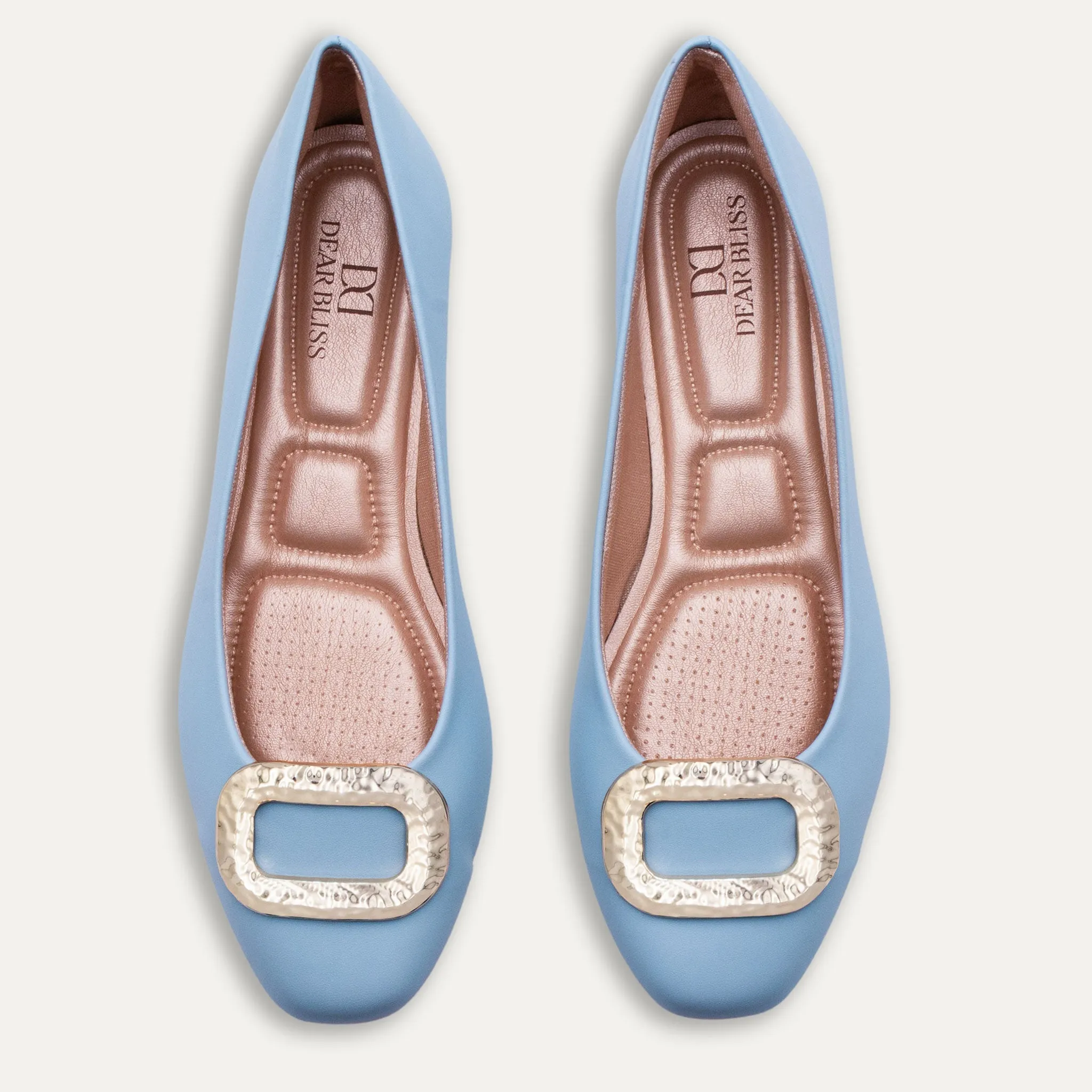 Narcisa Blue Ballet Flats
