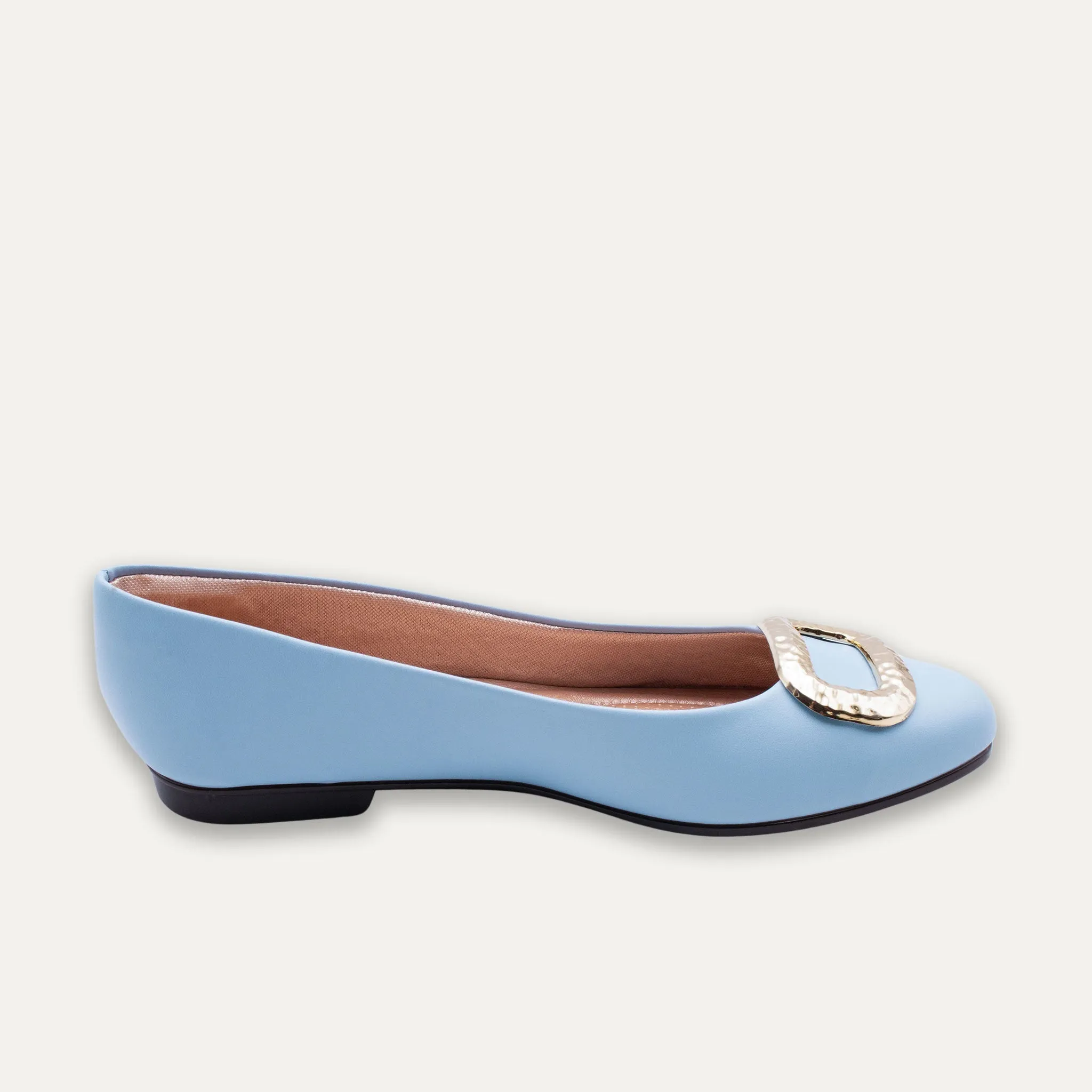 Narcisa Blue Ballet Flats