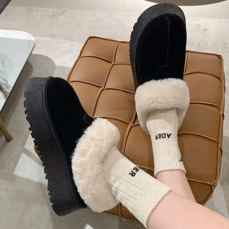 New padded thickened warm snow boots