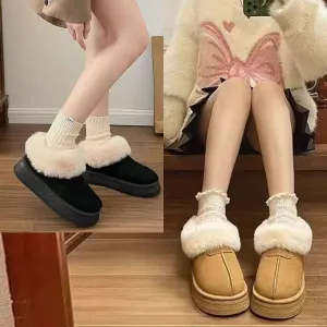 New padded thickened warm snow boots