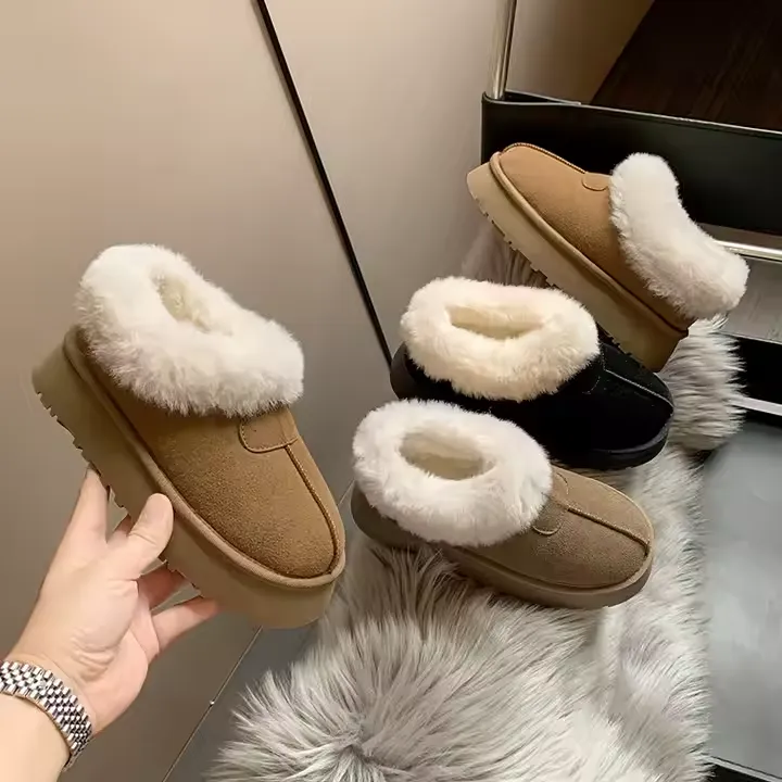 New padded thickened warm snow boots