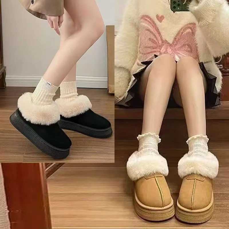New padded thickened warm snow boots
