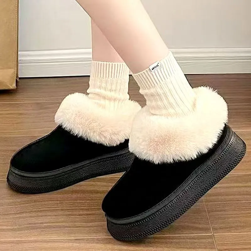 New padded thickened warm snow boots