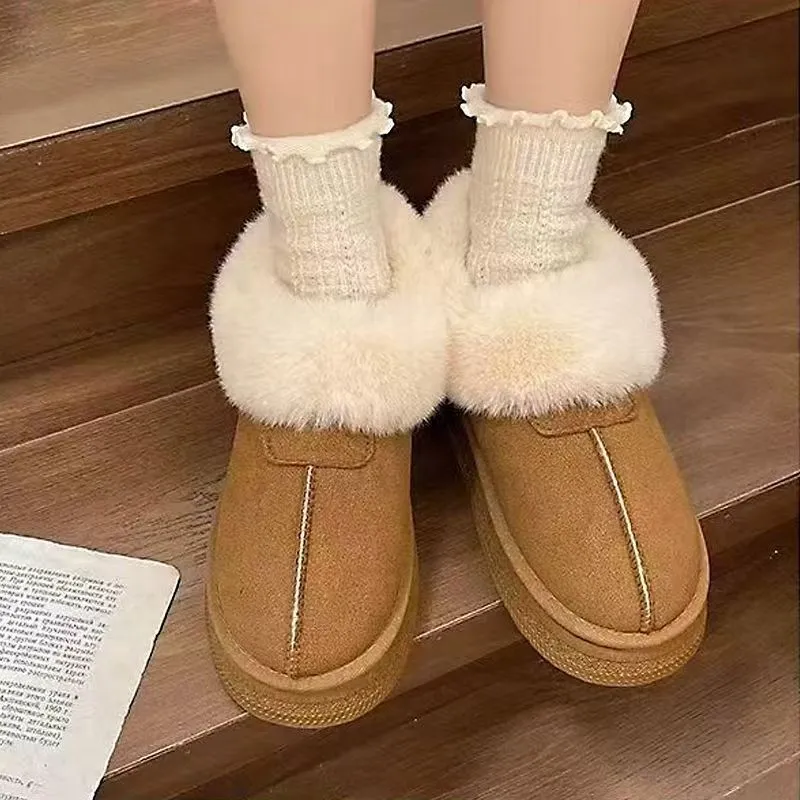 New padded thickened warm snow boots