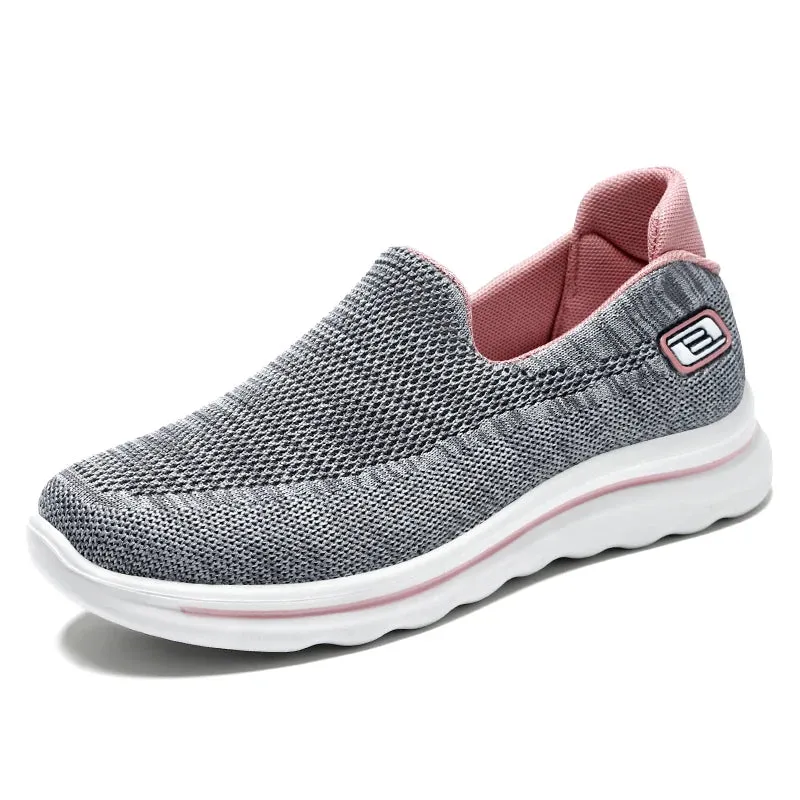 New Women's Sport Sneaker Breathable Ballet Flats Loafers Ladies Boat Luxury Shoes Woman Tennis Orthopedic Slip On Shoes