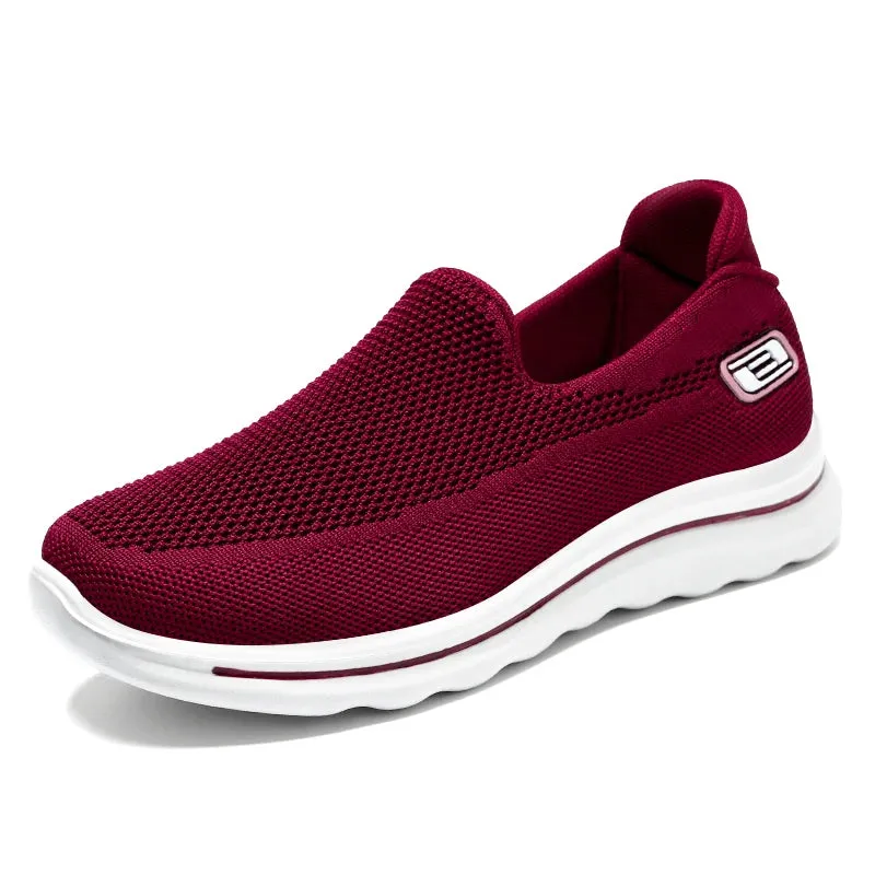 New Women's Sport Sneaker Breathable Ballet Flats Loafers Ladies Boat Luxury Shoes Woman Tennis Orthopedic Slip On Shoes