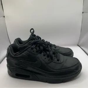 Nike Air Max 90 Low Textile Trainers 833418-001 Triple Black US5Y