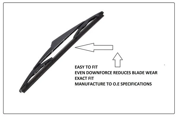 Nissan X-Trail Mk1 2004-2007 Xtremeauto® Front/Rear Window Windscreen Replacement Wiper Blades