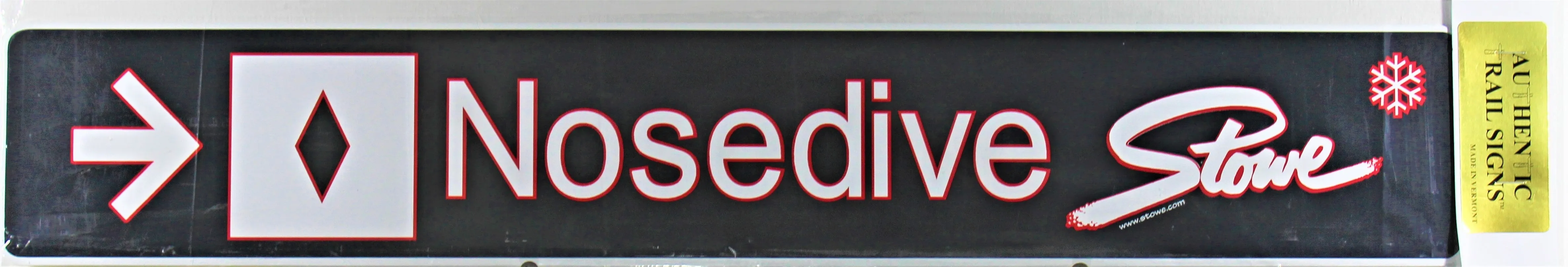 Nosedive Trail Sign