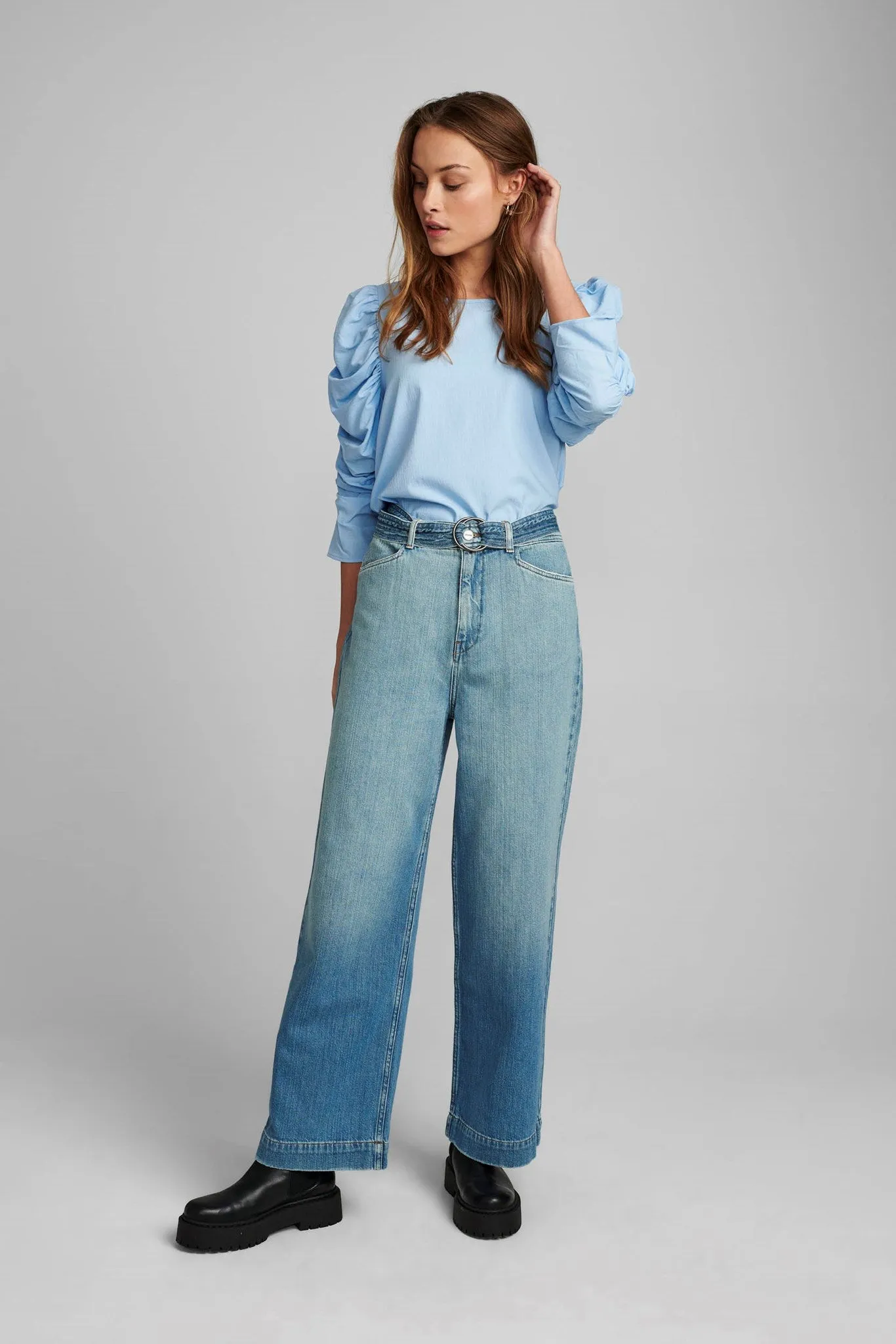 NUFIONA BLOUSE - Airy Blue
