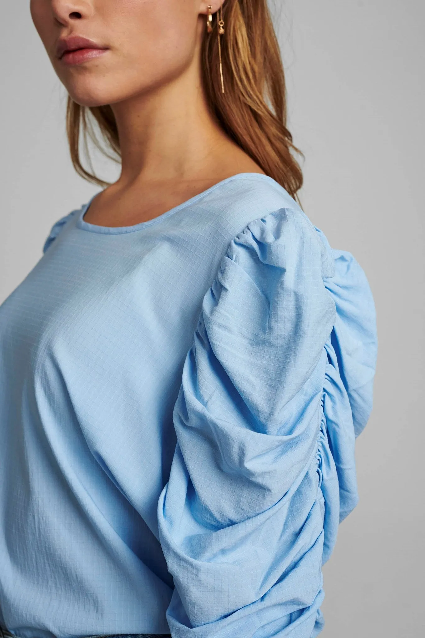 NUFIONA BLOUSE - Airy Blue