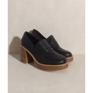 OASIS SOCIETY Hannah   Platform Penny Loafers