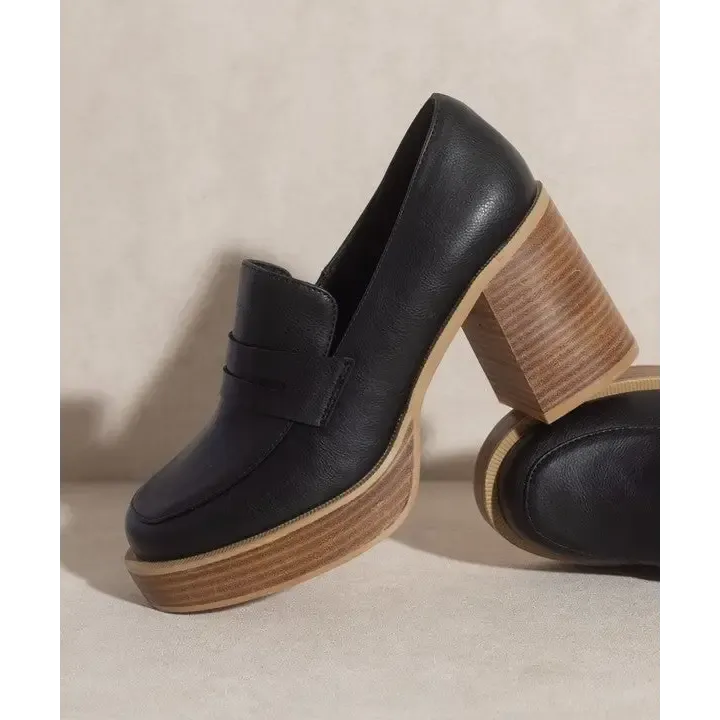 OASIS SOCIETY Hannah   Platform Penny Loafers