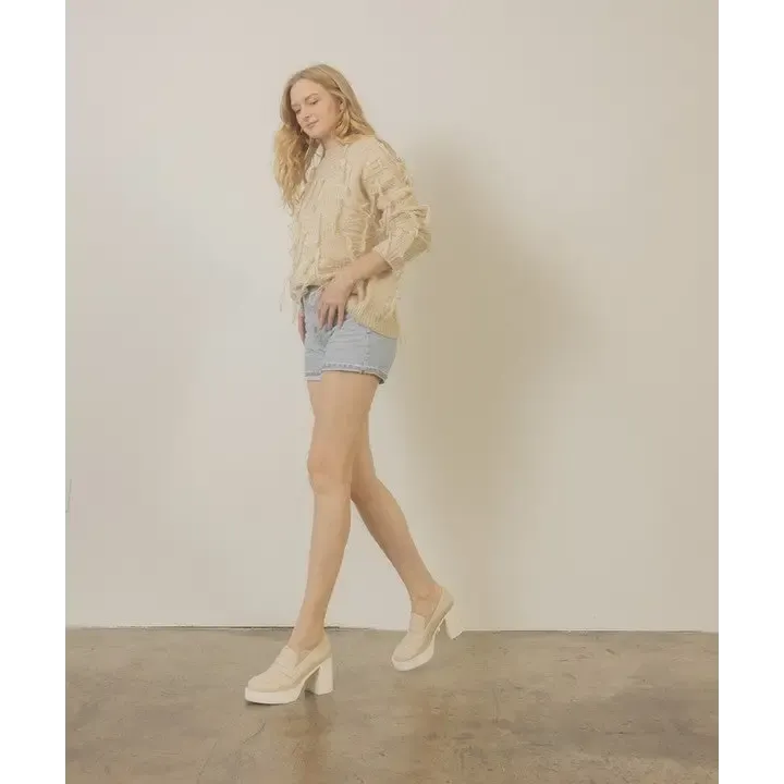 OASIS SOCIETY Hannah   Platform Penny Loafers