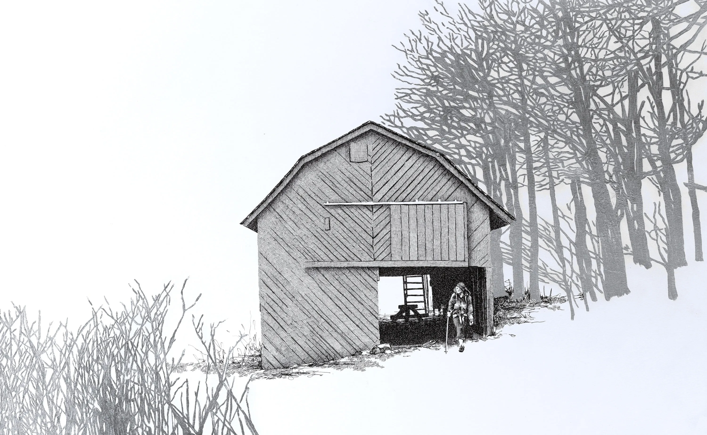 Overmountain Shelter, North Carolina. [ 36.12348, -82.05428 ]