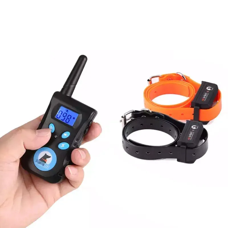 Paipaitek Dog Training Collar, 2-IN-1 Beep Vibration Shock Collar With Remote,Waterproof Dog Bark Collar, Pet Trainer Collar