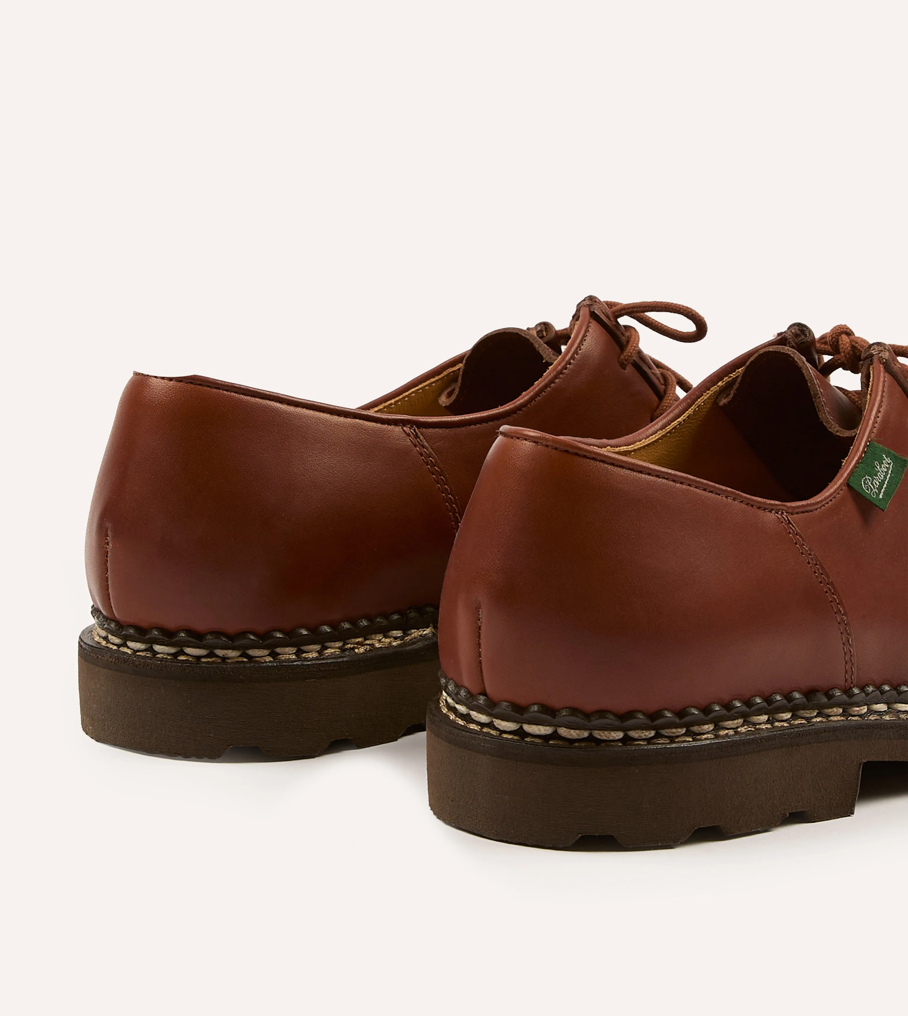 Paraboot Michael Brown Leather Derby Shoe