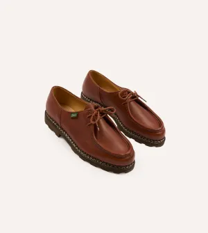 Paraboot Michael Brown Leather Derby Shoe