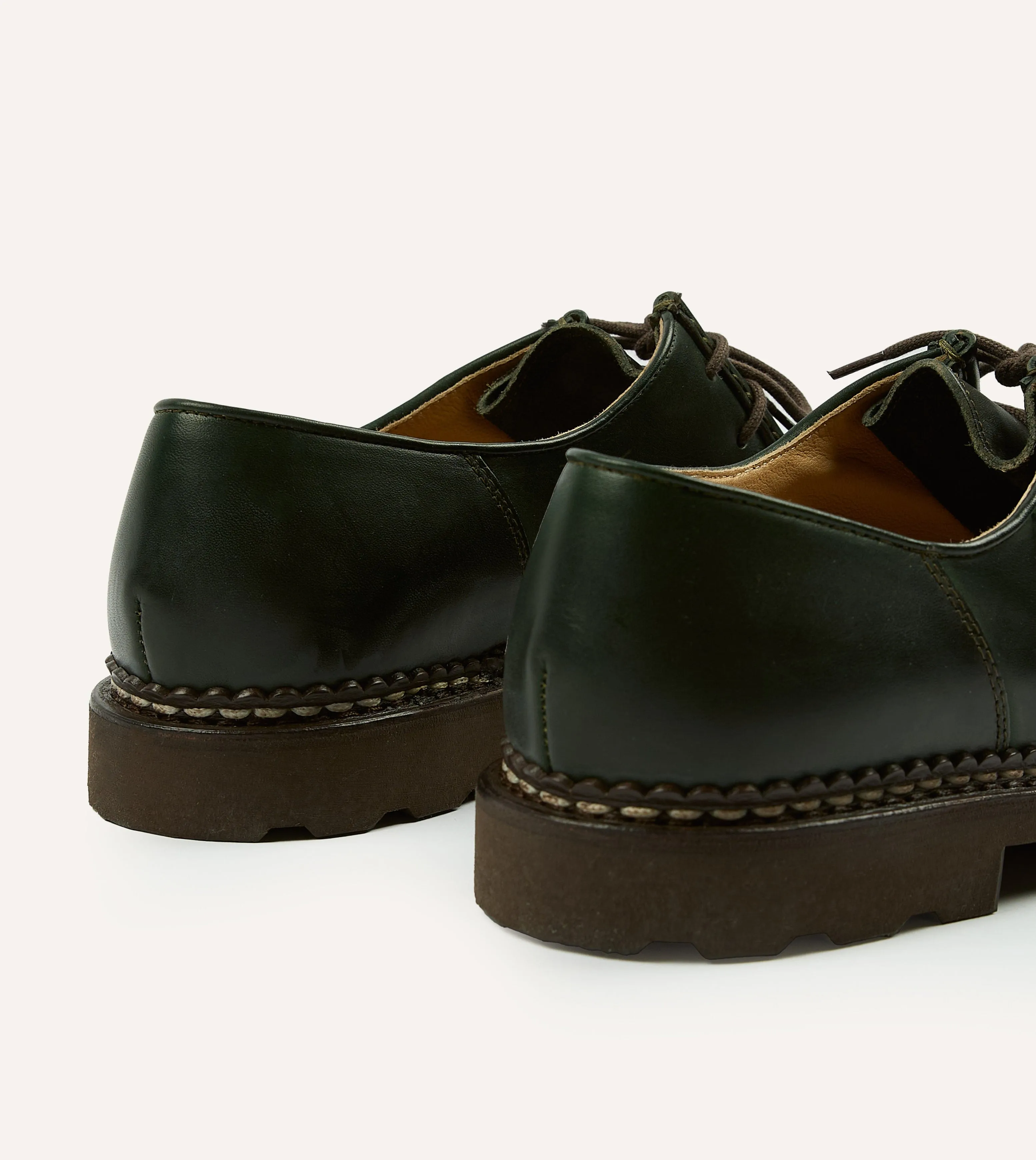 Paraboot Michael Green Leather Derby Shoe