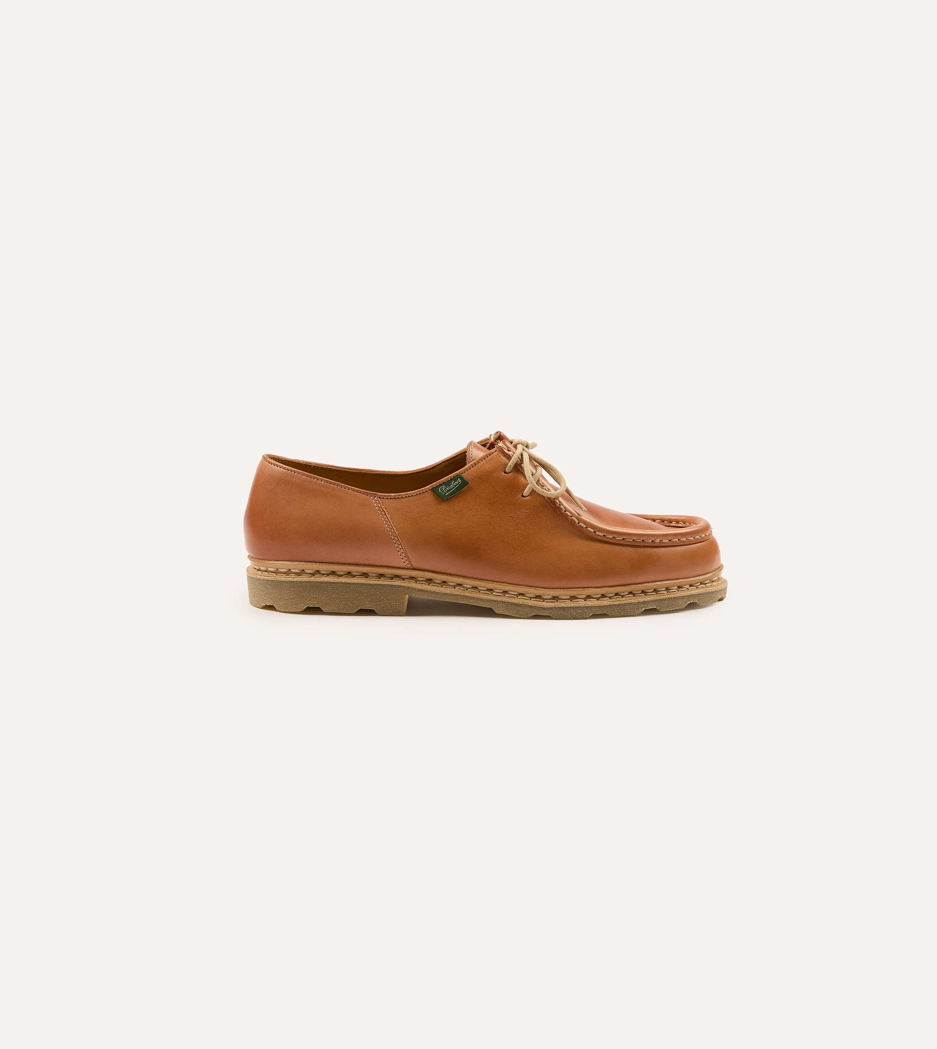 Paraboot Michael Tan Leather Derby Shoe